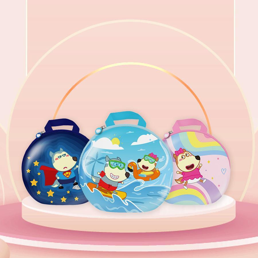 Các sản phẩm đang chuẩn bị ra mắt với hình ảnh nhân vật dễ thương và màu sắc bắt mắt.