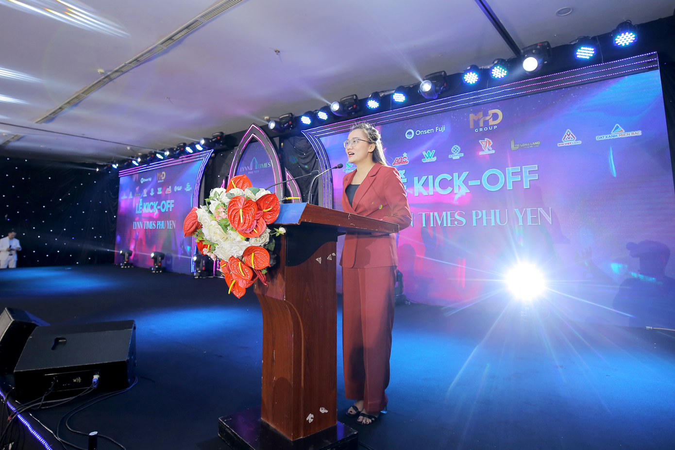 Bà Dương Thị Thu Hiền – Tổng Giám đốc MHD Group, đại diện đơn vị tư vấn phát triển và quản lý kinh doanh dự án Lynn Times Phu Yen.