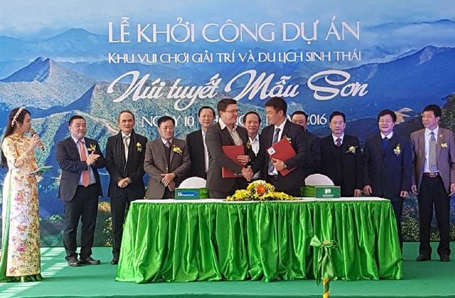 Các dự án du lịch- sinh thái được khởi công, xây dựng -Ảnh: PV Các dự án du lịch- sinh thái được khởi công, xây dựng -Ảnh: PV