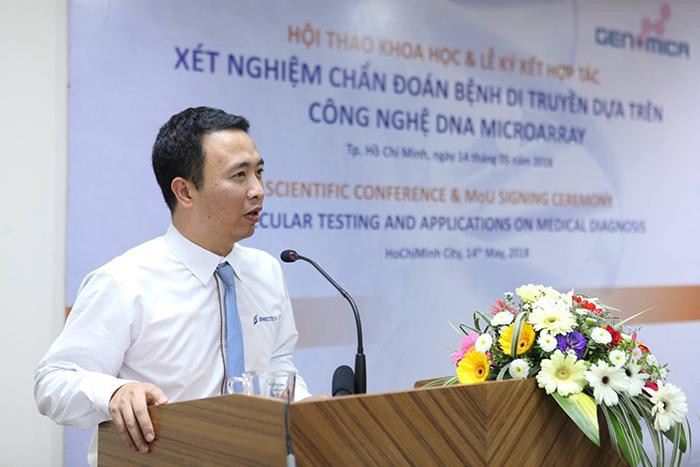 TS Dương Ngọc Cường tại một hội thảo khoa học
