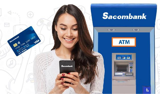 Khách hàng của Sacombank đã có thể tự chọn dãy số cho tài khoản ngân hàng của mình. Nguồn ảnh: Sacombank
