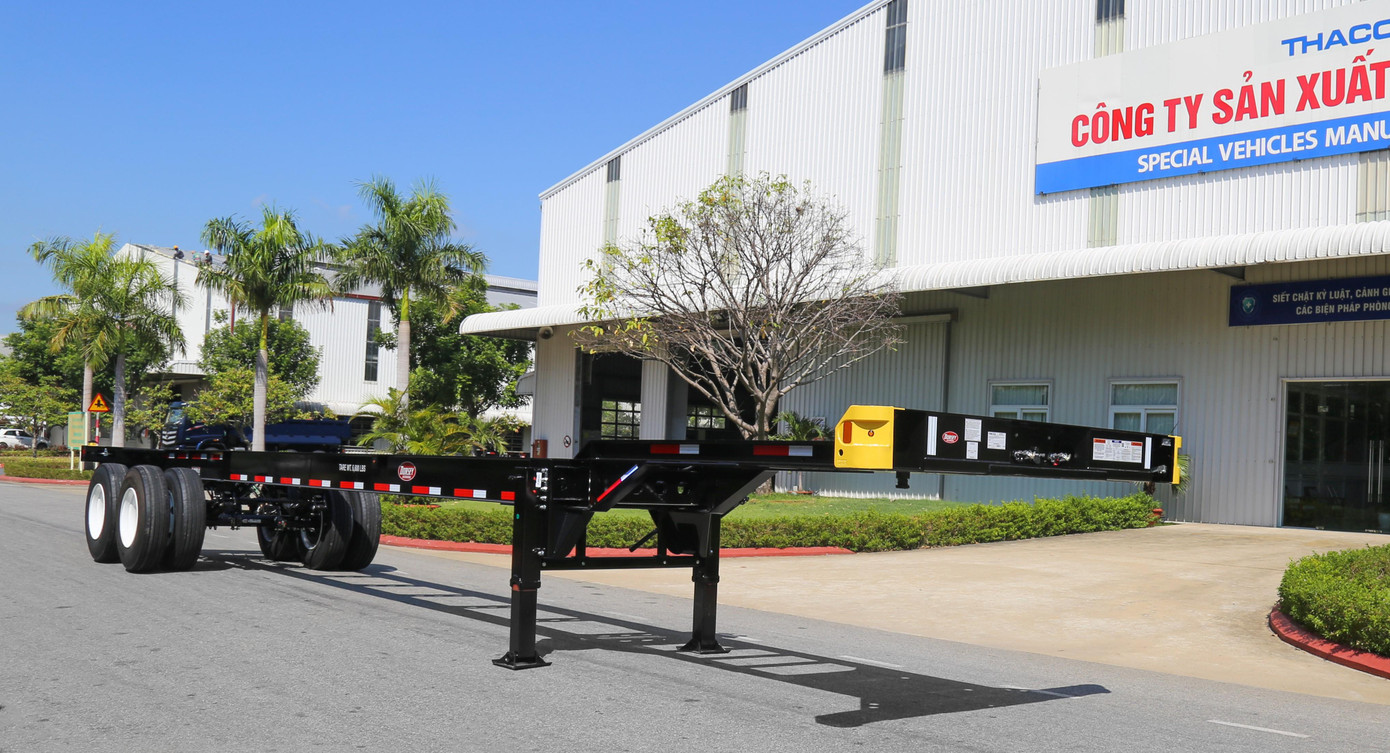 Sản phẩm sơmi rơmoóc xương 2 trục