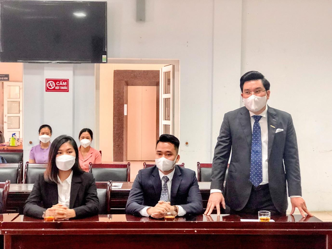 Ông Đàm Quốc Hiệp – PCT HĐQT Danko Group chia sẻ tại buổi lễ