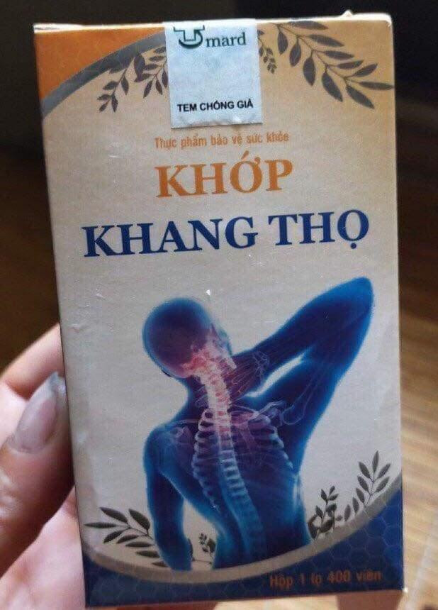 Khớp Khang Thọ nhái có trọng lượng 1 hộp 400 viên