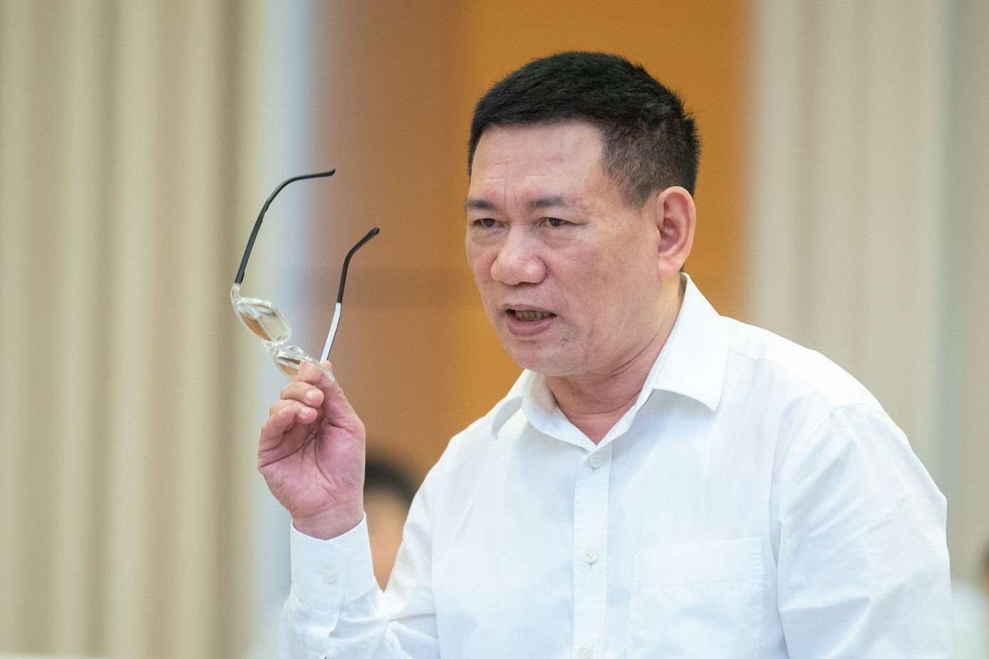 Bộ trưởng Tài chính Hồ Đức Phớc. Ảnh: QH.