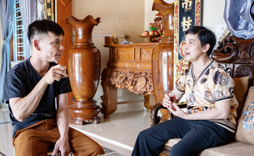 Anh Lịch ở rể nhà bà Sáu đã 10 năm (Ảnh: Minh Nhân).