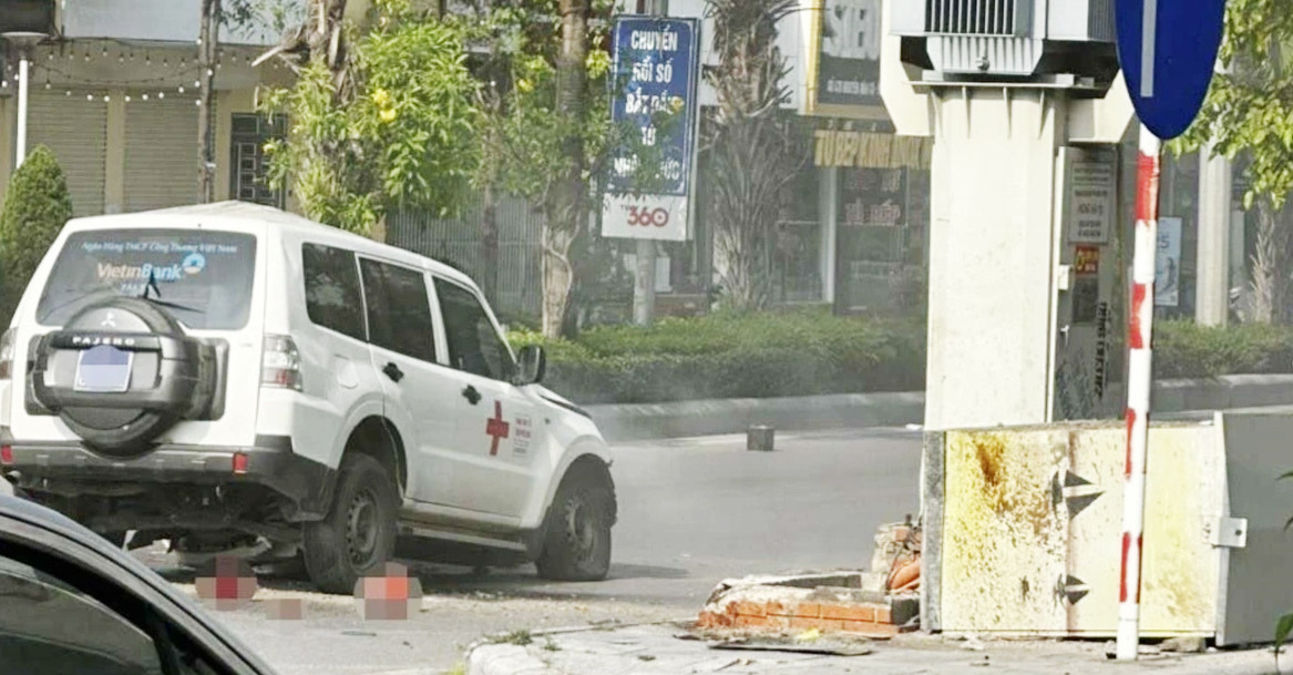 Hiện trường vụ tai nạn (Ảnh: Tuấn Vương). Hiện trường vụ tai nạn (Ảnh: Tuấn Vương).