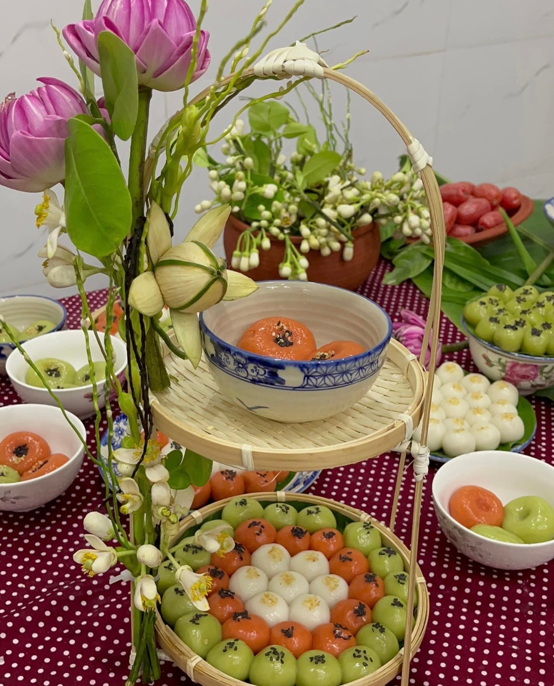 Bánh trôi, bánh chay trong ngày Tết hàn thực (Ảnh: NVCC). Bánh trôi, bánh chay trong ngày Tết hàn thực (Ảnh: NVCC).