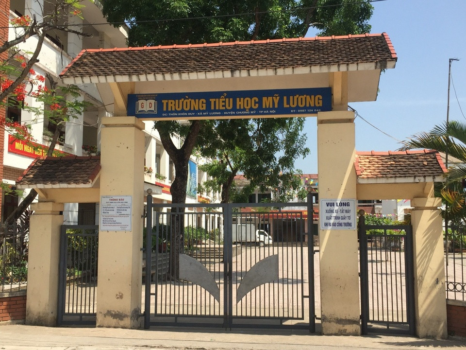 Phòng GD&ĐT đã nắm được thông tin vụ việc và đang chỉ đạo trường Tiểu học Mỹ Lương giải quyết. Ảnh: T.T. Phòng GD&ĐT đã nắm được thông tin vụ việc và đang chỉ đạo trường Tiểu học Mỹ Lương giải quyết. Ảnh: T.T.