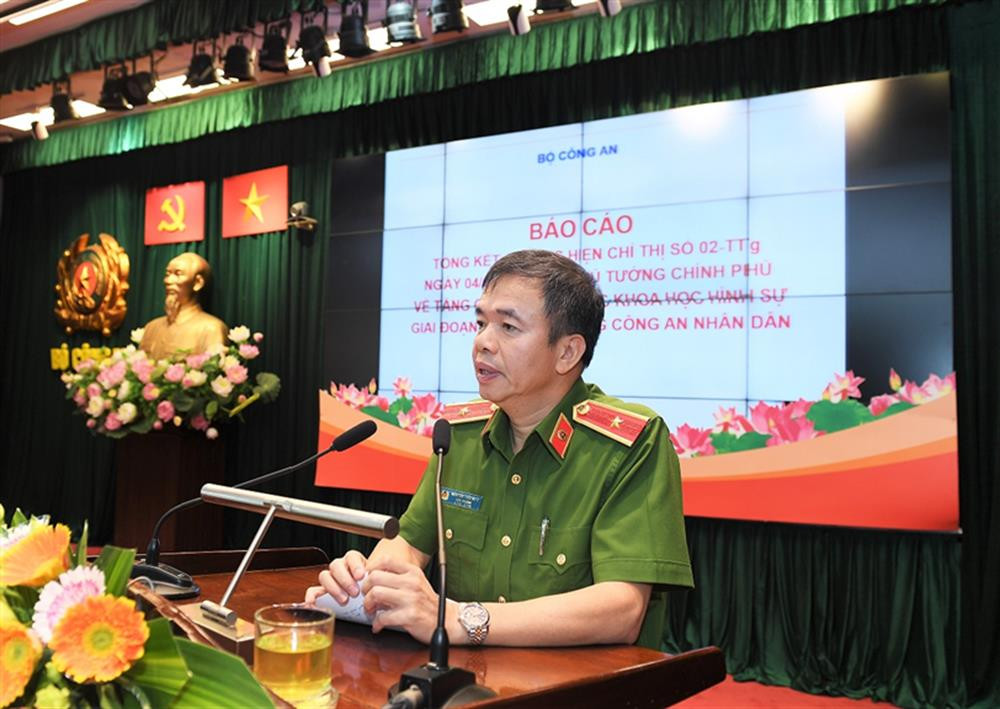 Thiếu tướng, TS Nguyễn Tiến Nam - Viện trưởng Viện Khoa học hình sự Bộ Công an.