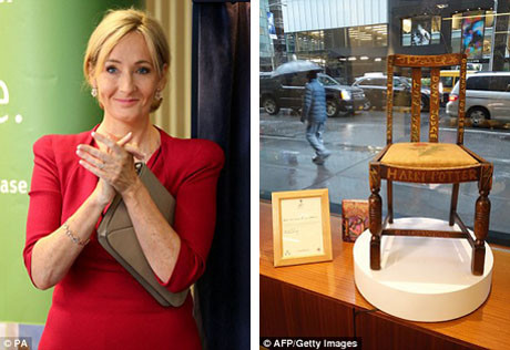 Mua ghế cũ của tác giả Harry Potter với giá... 9 tỉ đồng ảnh 1