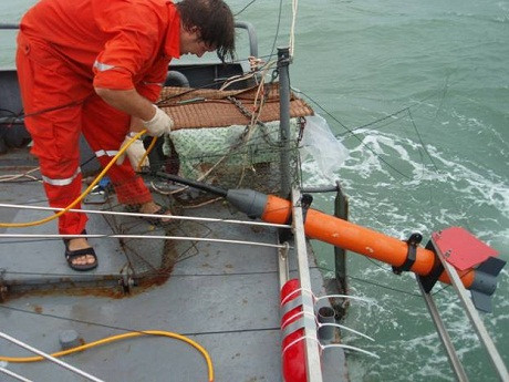 Khảo sát tuyến cám ngầm xuyên biển Hà Tiên-Phú Quốc. Khảo sát tuyến cám ngầm xuyên biển Hà Tiên-Phú Quốc