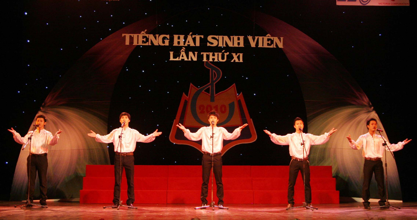 Nhiều tiết mục tốp ca tại Hội thi