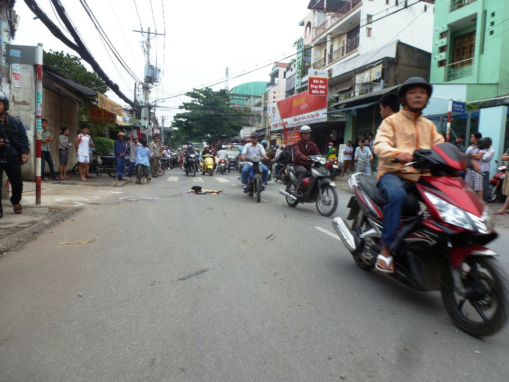 Hiện trường vụ tai nạn