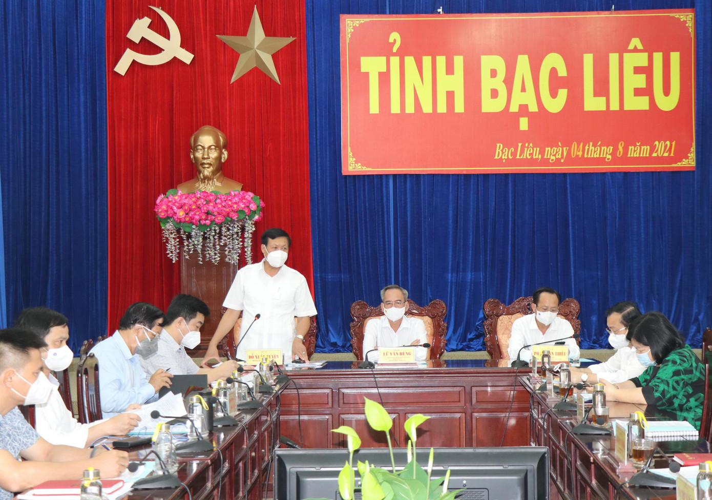 Đoàn công tác của Bộ Y tế làm việc với tỉnh Bạc Liêu