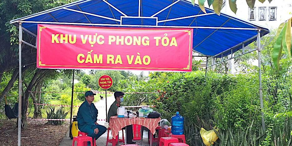 Hai ca bệnh đều đã cách ly tập trung trước đó và khu vực dân cư đã bị phong toả