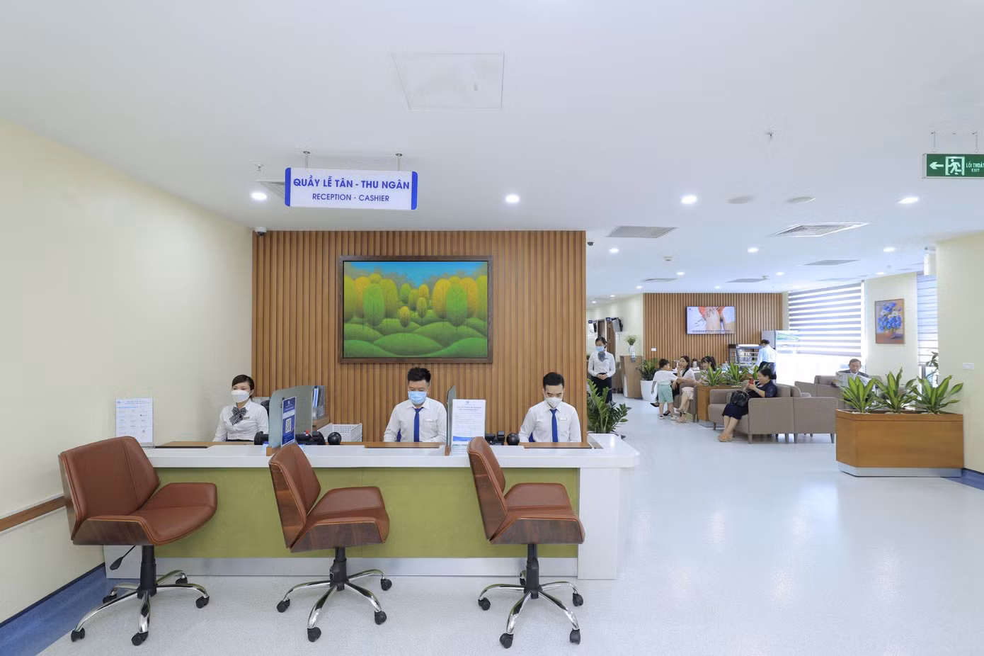 Một góc khu khám bệnh ở BVĐK Tâm Anh TP.HCM