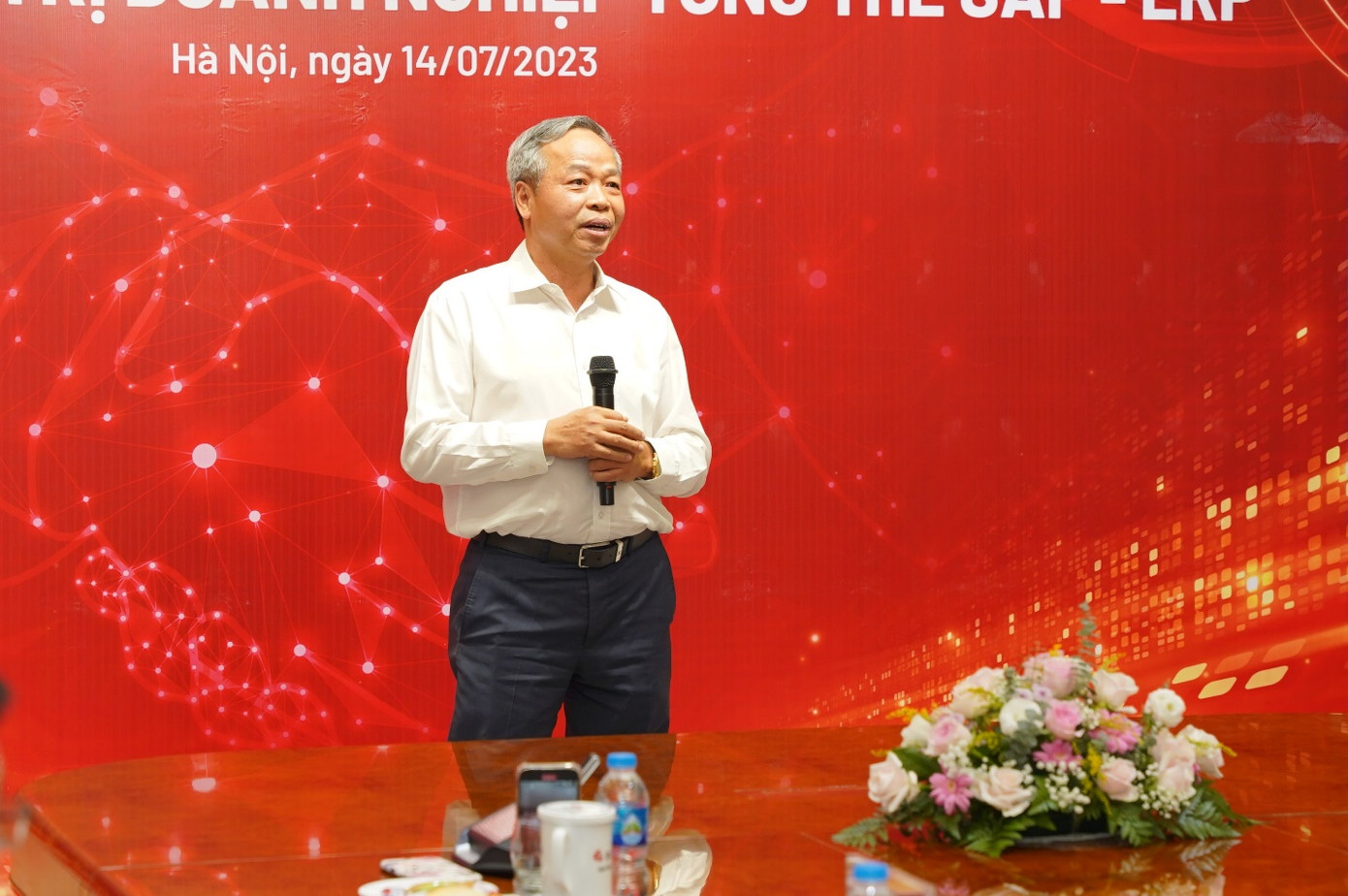 Ông Nguyễn Trung Chính - Chủ tịch Tập đoàn CMC phát biểu Ông Nguyễn Trung Chính - Chủ tịch Tập đoàn CMC phát biểu