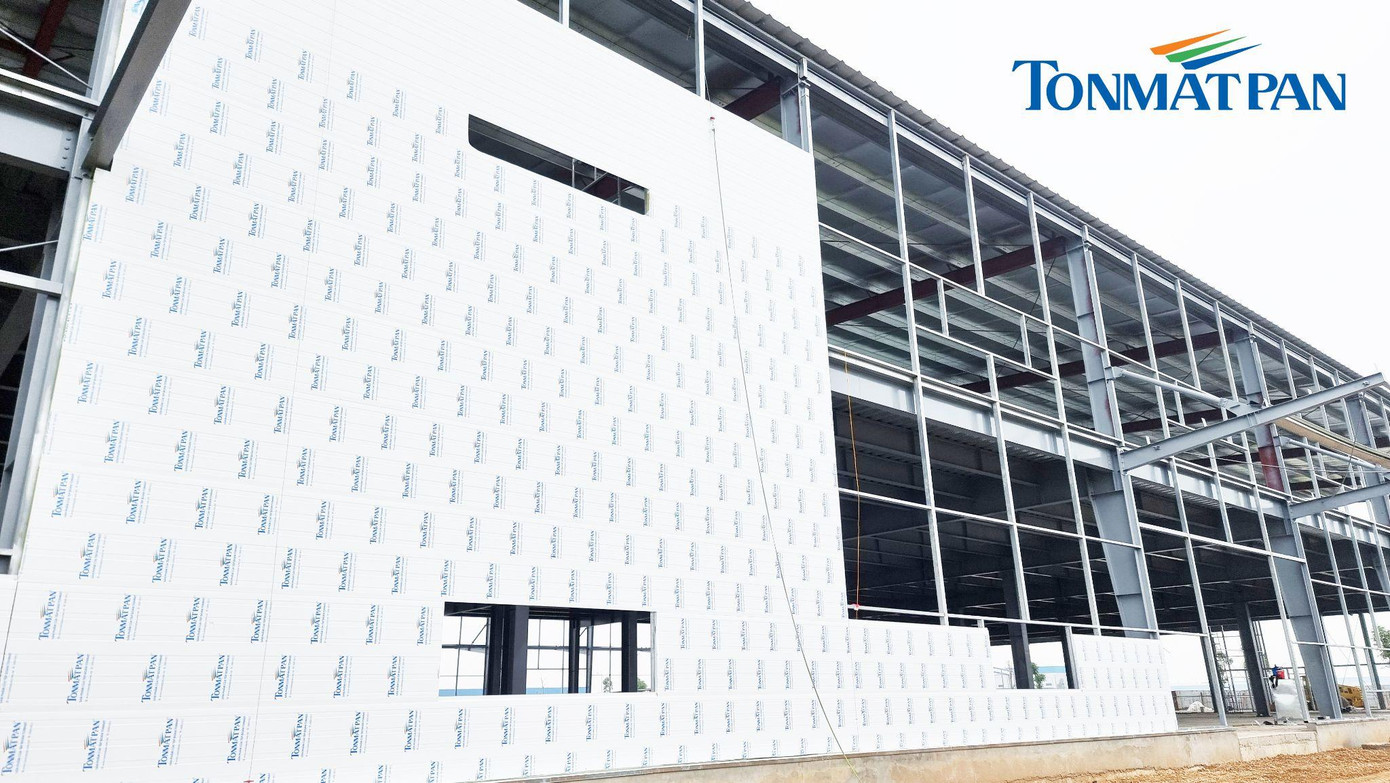 Hàng triệu công trình sử dụng sản phẩm panel cách nhiệt, bảo ôn TONMATPAN.