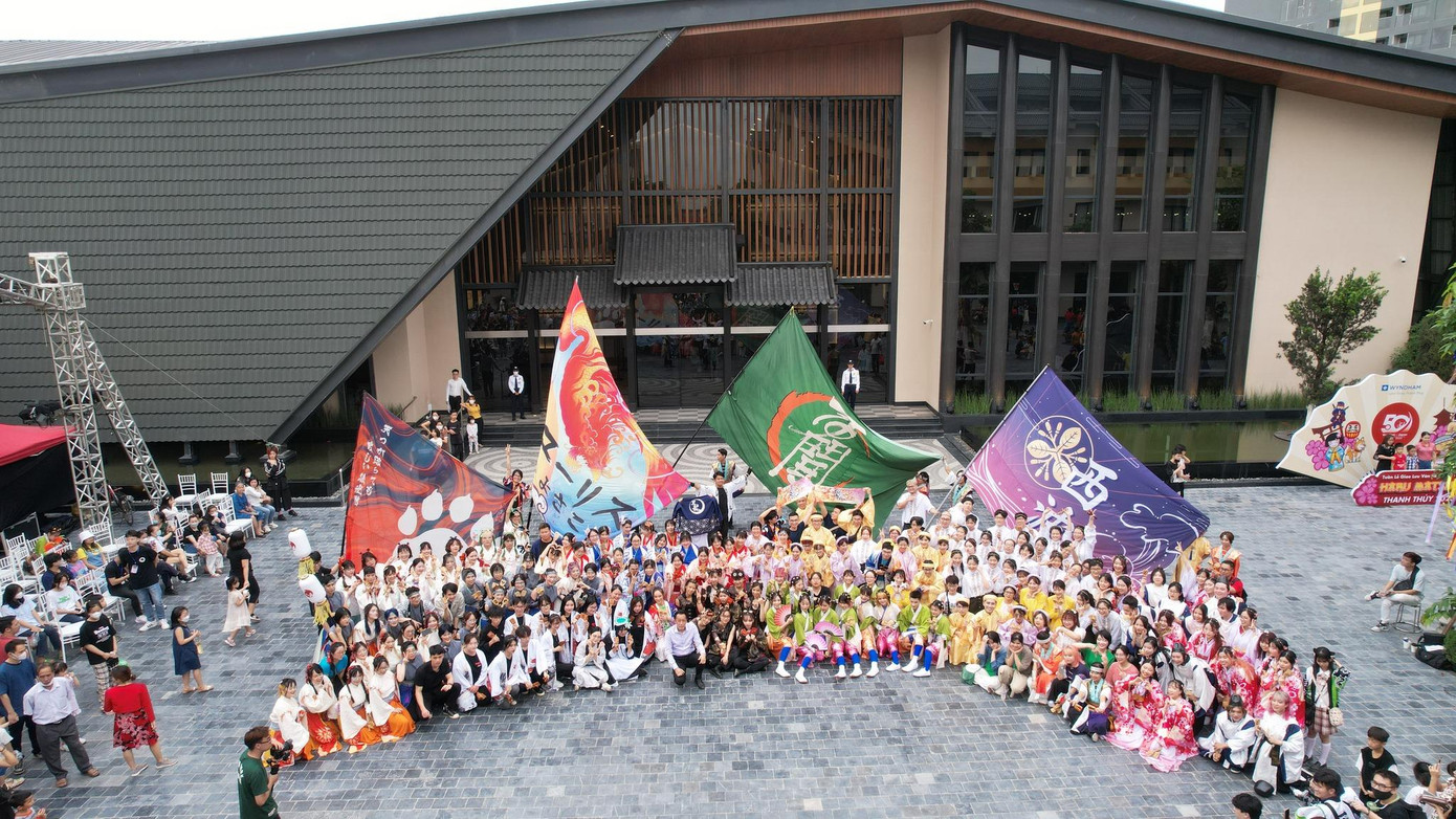 Kỷ lục đồng diễn và chụp ảnh gần 300 vũ công Yosakoi tại Haru Matsuri Thanh Thủy 2023 - Sự kiện được tổ chức chuyên nghiệp tại Wyndham Lynn Times Thanh Thuỷ