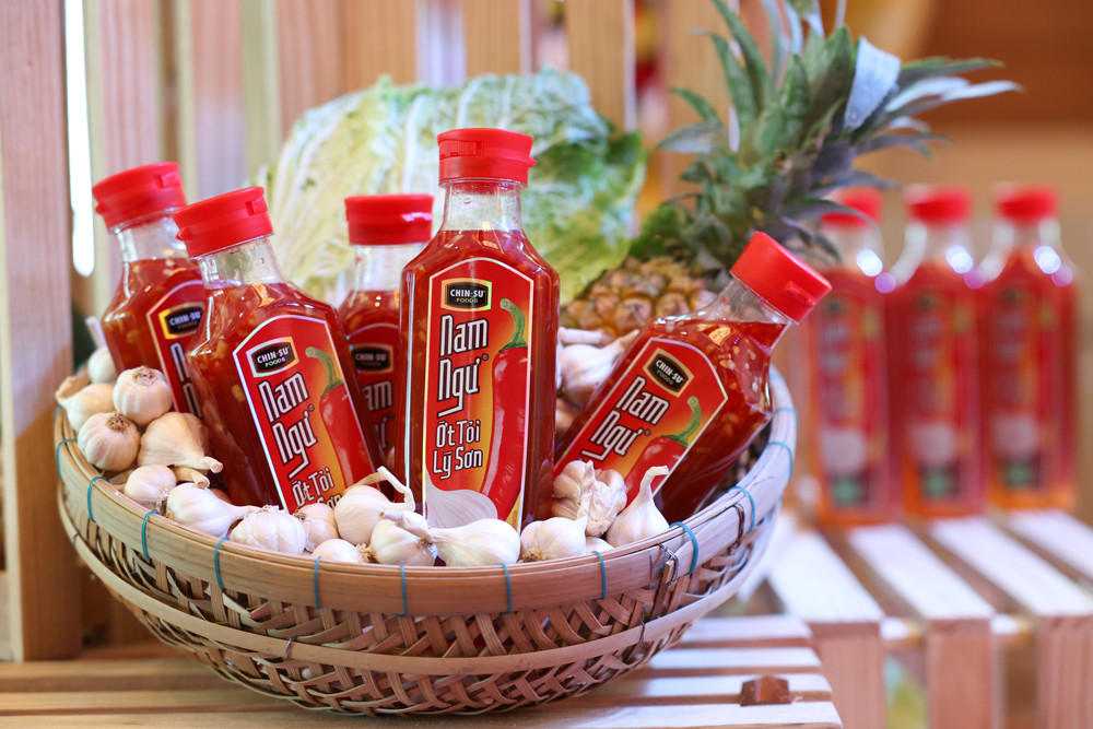 Sản phẩm nước mắm Nam Ngư ớt tỏi Lý Sơn mới được ra mắt