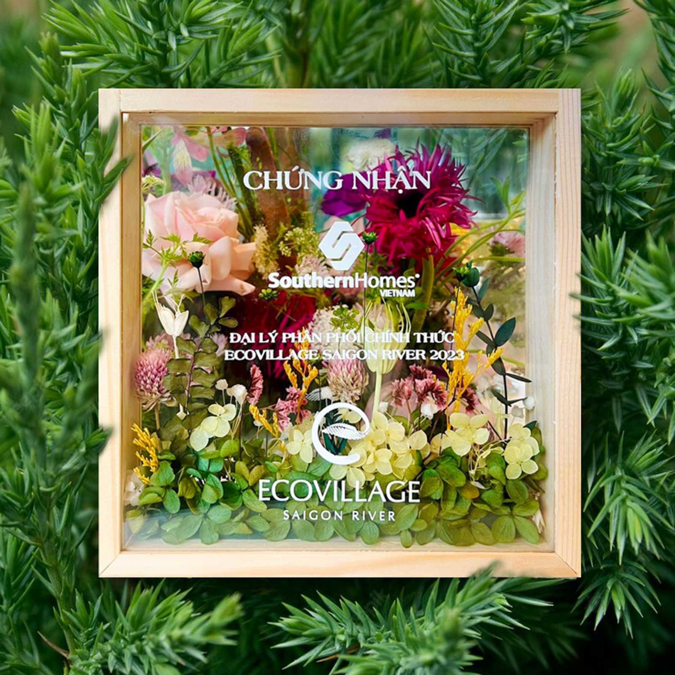 Giấy chứng nhận Southern Homes Việt Nam là đại lý phân phối chính thức dự án Ecovillage SaiGon River.