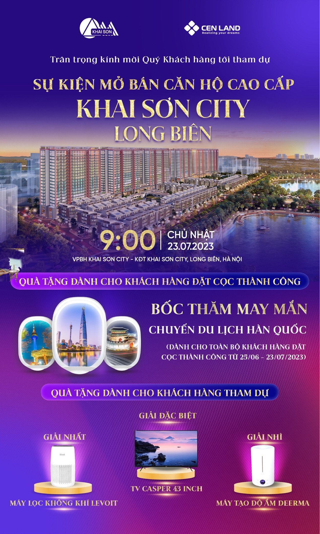 Sự kiện mở bán với nhiều phần quá giá trị hấp dẫn. Sự kiện mở bán với nhiều phần quá giá trị hấp dẫn.