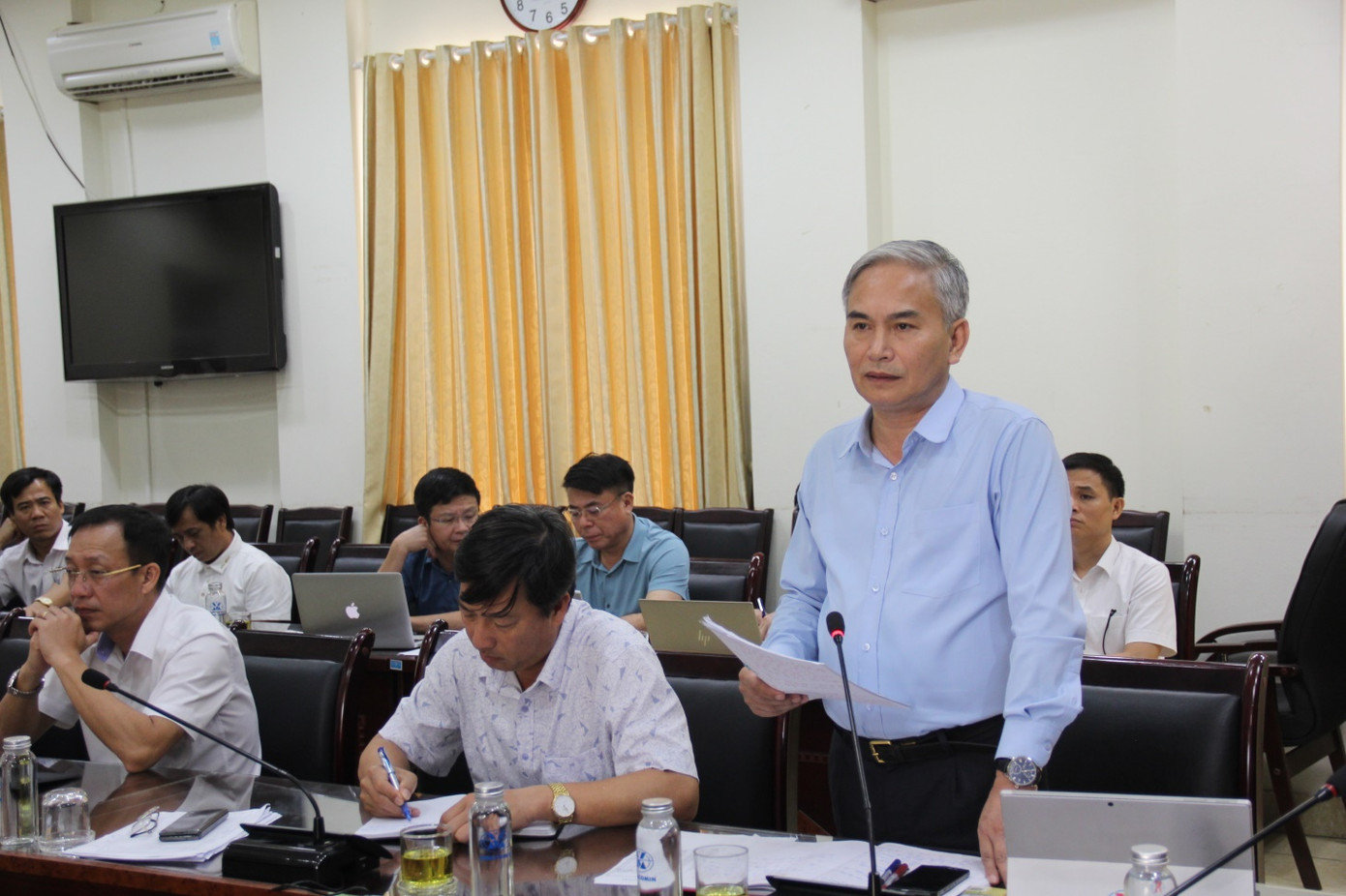 Đồng chí Vũ Anh Tuấn - Phó Tổng Giám đốc TKV yêu cầu chấp hành nghiêm kỷ luật, kỷ cương điều hành, đẩy mạnh sản xuất, đáp ứng than cho tiêu thụ, không để thiếu than cho điện.