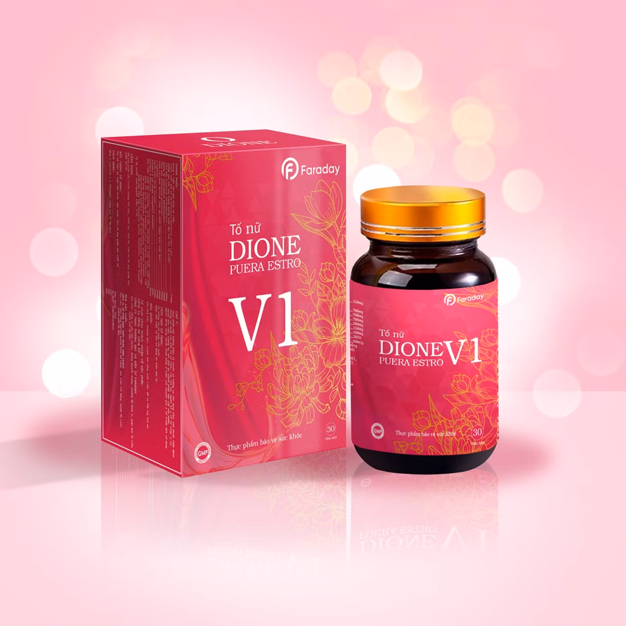 Viên uống Tố nữ Dione Puera Estro V1 (Nguồn: Faraday)