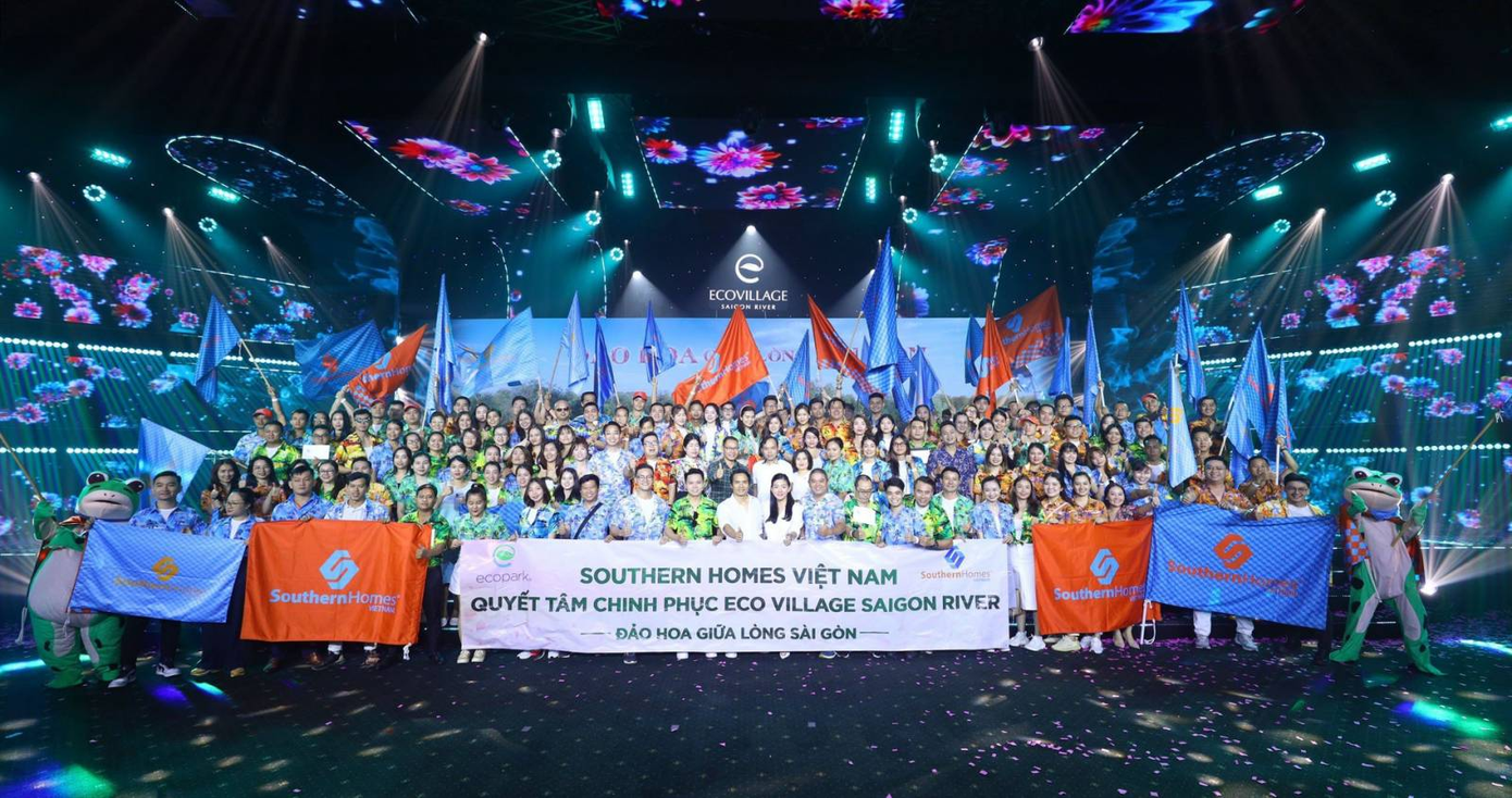 Đội ngũ Southern Homes Việt Nam tại buổi kick-off dự án Ecovillage SaiGon River