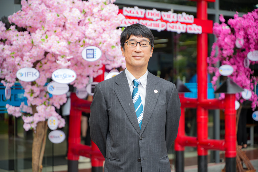 Ông Matsumoto Nobuyuki chia sẻ về nhu cầu tuyển dụng các doanh nghiệp Nhật tại ngày hội