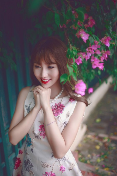 Á hậu Trà My xinh tươi giữa trời thu Hà Nội ảnh 7