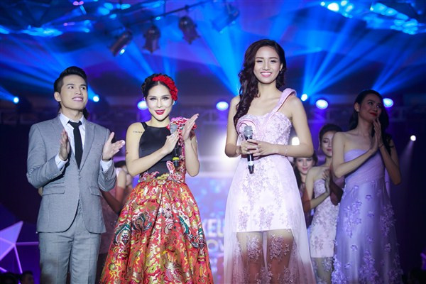 Á hậu Trà My gợi cảm làm vedette thời trang ảnh 3