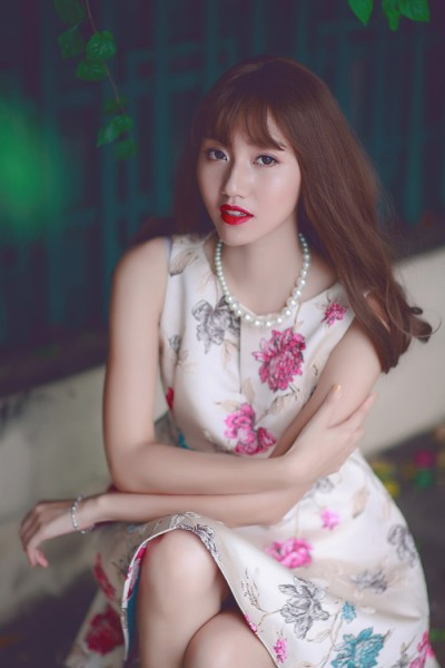 Á hậu Trà My xinh tươi giữa trời thu Hà Nội ảnh 6