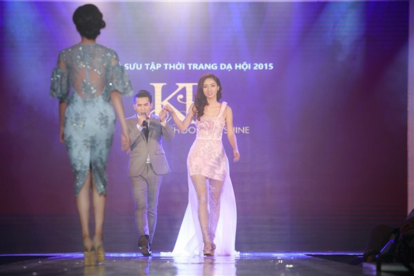 Á hậu Trà My gợi cảm làm vedette thời trang ảnh 1