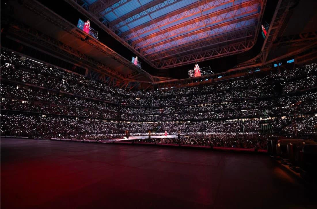 Hai đêm diễn tại Madrid của Taylor gây &quot;bão mạng&quot; vì sự cổ vũ cuồng nhiệt của khán giả.