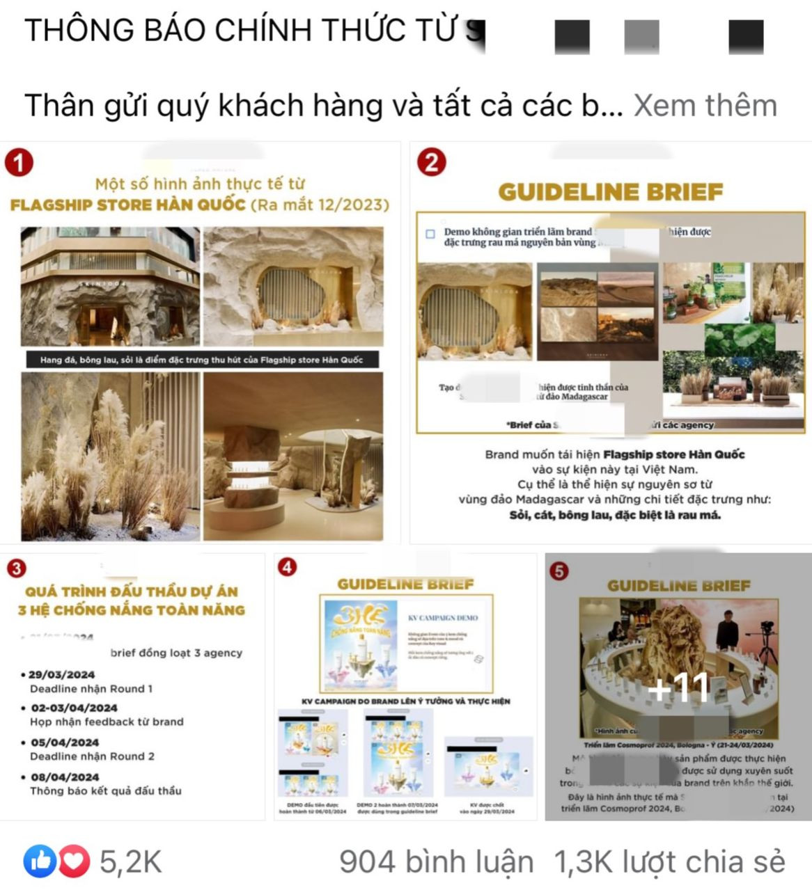 Bài đăng của nhãn hàng thu hút lượt tương tác lớn cũng như sự ủng hộ của netizen. Bài đăng của nhãn hàng thu hút lượt tương tác lớn cũng như sự ủng hộ của netizen.