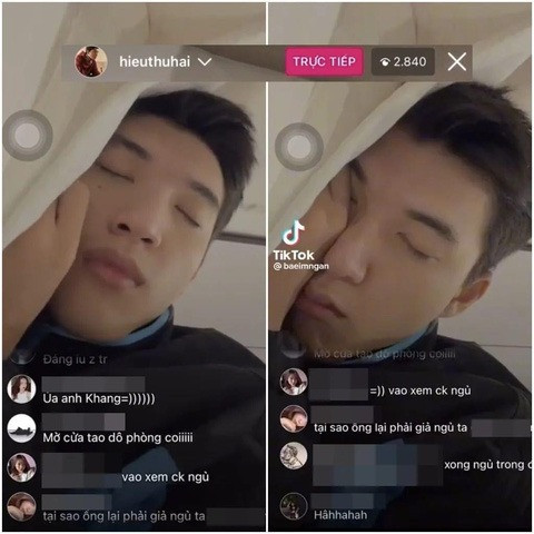 Gần 3 nghìn người xem HIEUTHUHAI ngủ quên khi đang livestream. Gần 3 nghìn người xem HIEUTHUHAI ngủ quên khi đang livestream.