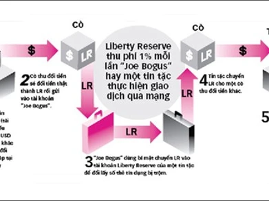 Quy trình rửa tiền của Liberty Reserve