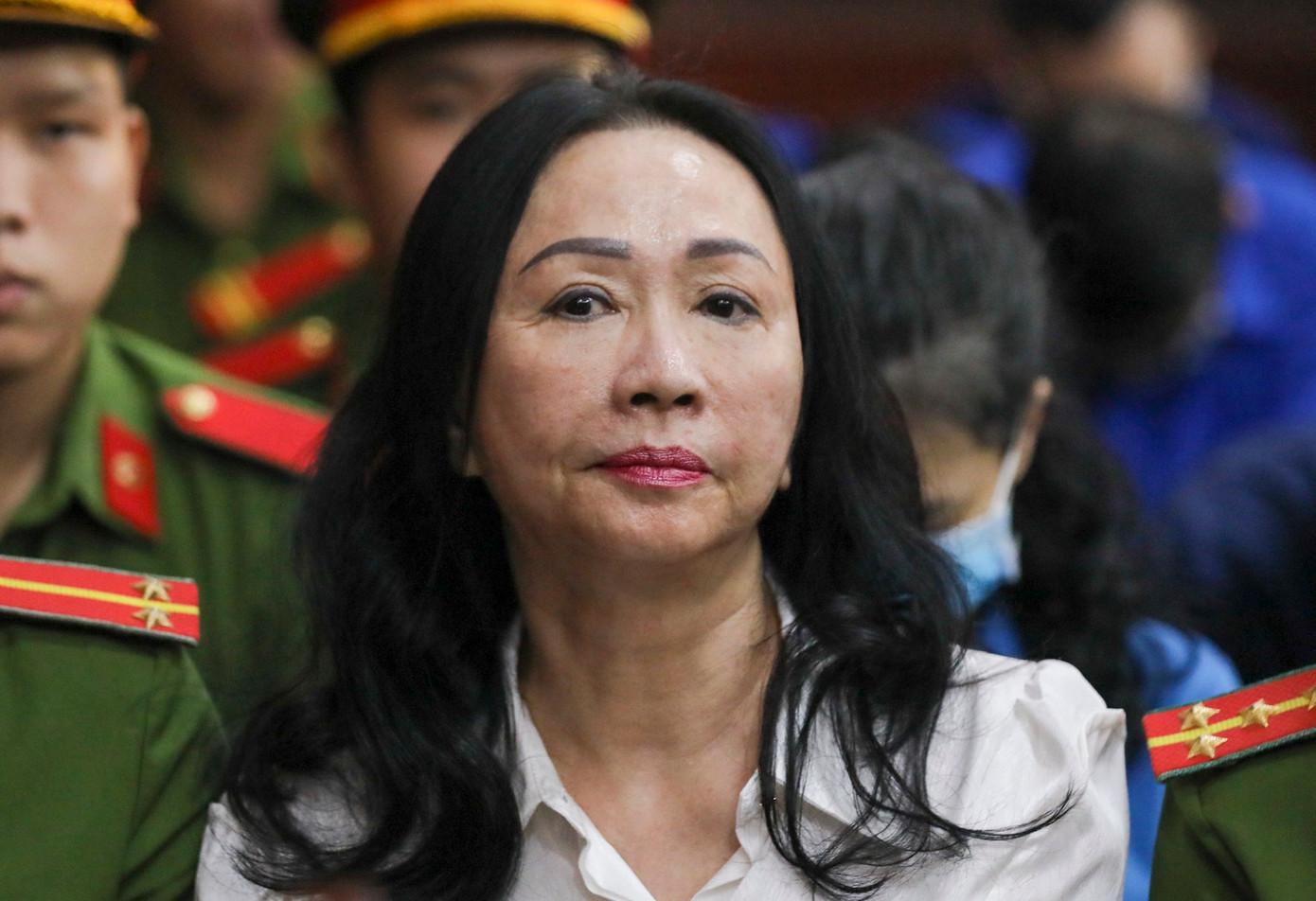 Bà Trương Mỹ Lan tại phiên tòa. Ảnh: Duy Anh. Bà Trương Mỹ Lan tại phiên tòa. Ảnh: Duy Anh.