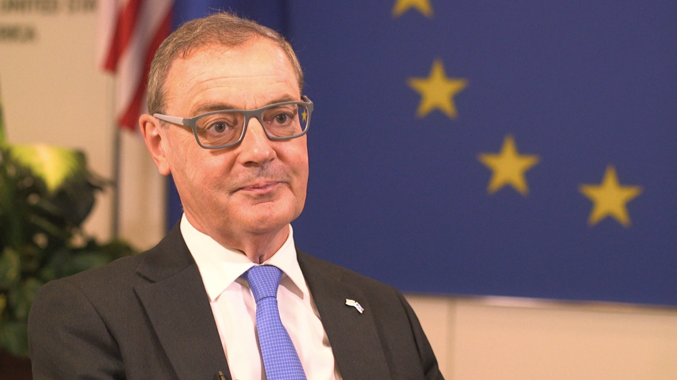 Đặc phái viên về trừng phạt của EU David O'Sullivan. (Ảnh: Reuters) Đặc phái viên về trừng phạt của EU David O'Sullivan. (Ảnh: Reuters)