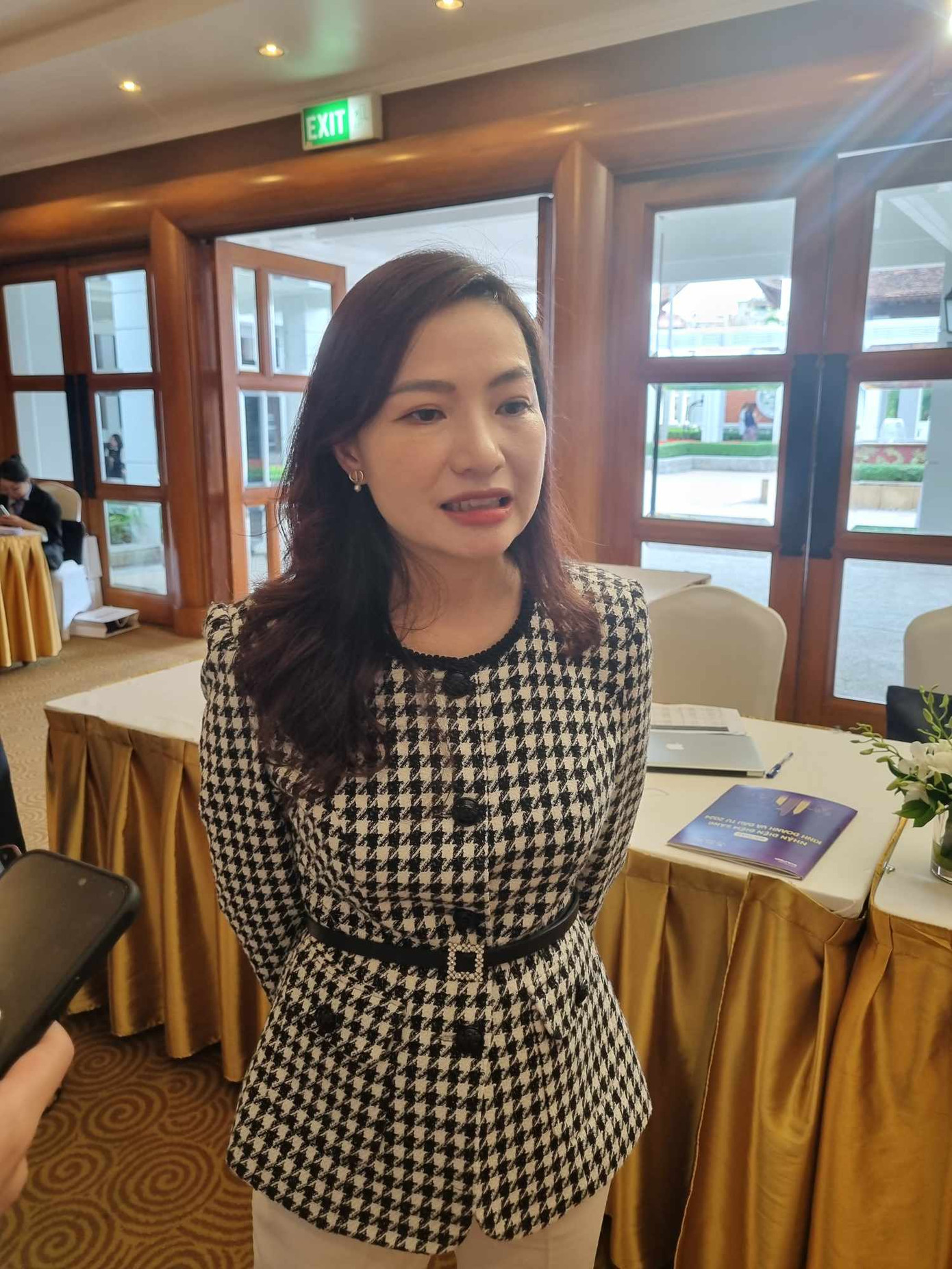 Bà Dương Thùy Dung - Giám đốc điều hành CBRE Việt Nam (ảnh: Ngọc Mai).