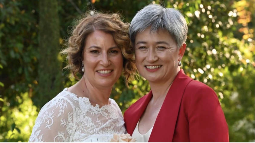 Ngoại trưởng Úc Penny Wong (phải) và bạn đời Sophie Allouache. (Ảnh: Instagram) Ngoại trưởng Úc Penny Wong (phải) và bạn đời Sophie Allouache. (Ảnh: Instagram)