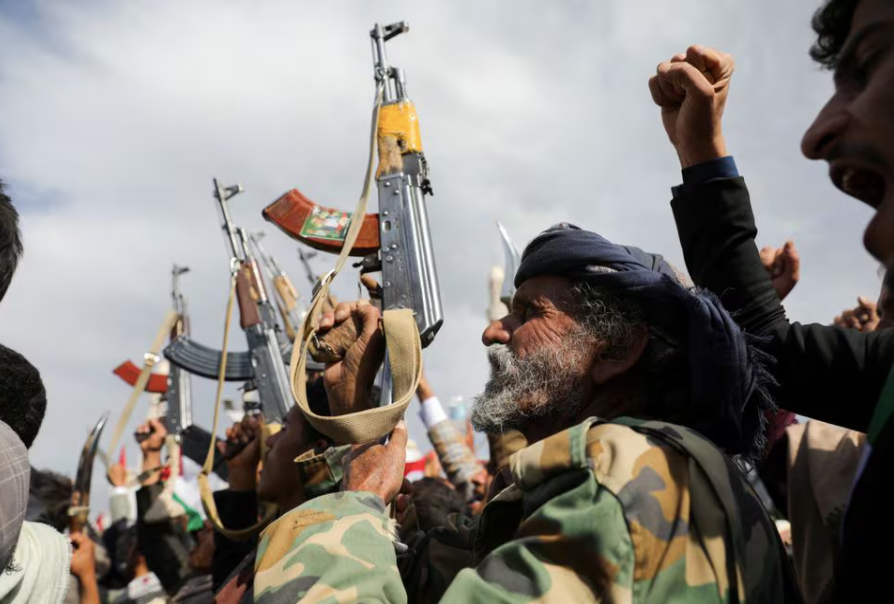 Các thành viên của Houthi ở Yemen. (Ảnh: Reuters)