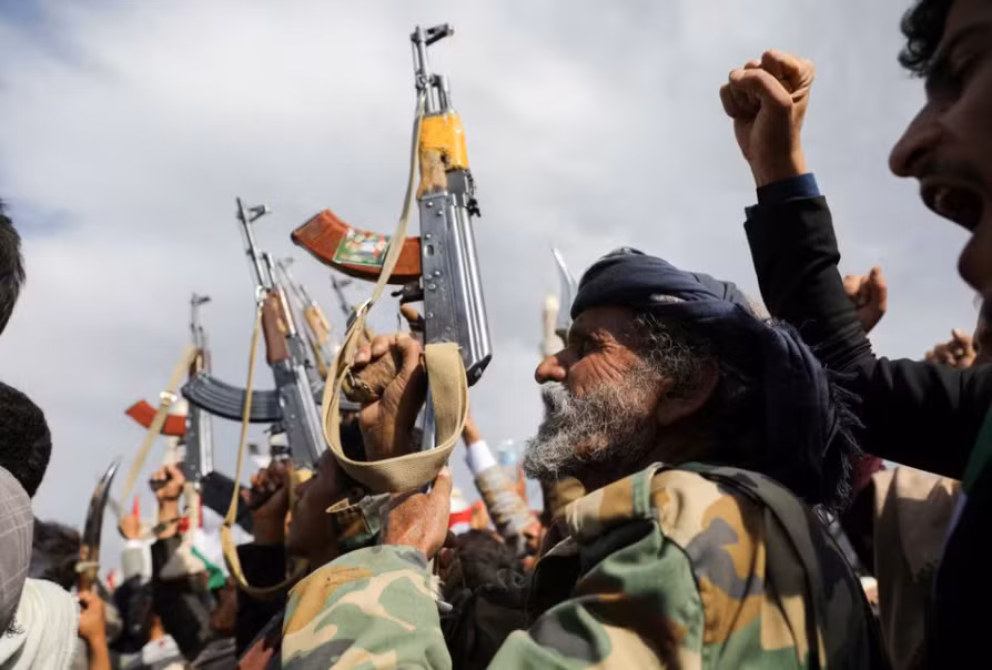 Các thành viên của Houthi ở Yemen. (Ảnh: Reuters) Các thành viên của Houthi ở Yemen. (Ảnh: Reuters)