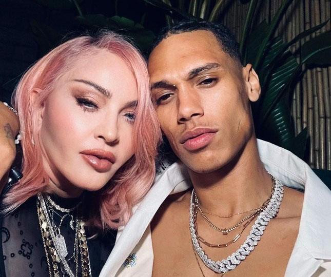 Madonna và tình tin đồn kém 41 tuổi Andrew Darnell. Ảnh: Instagram.
