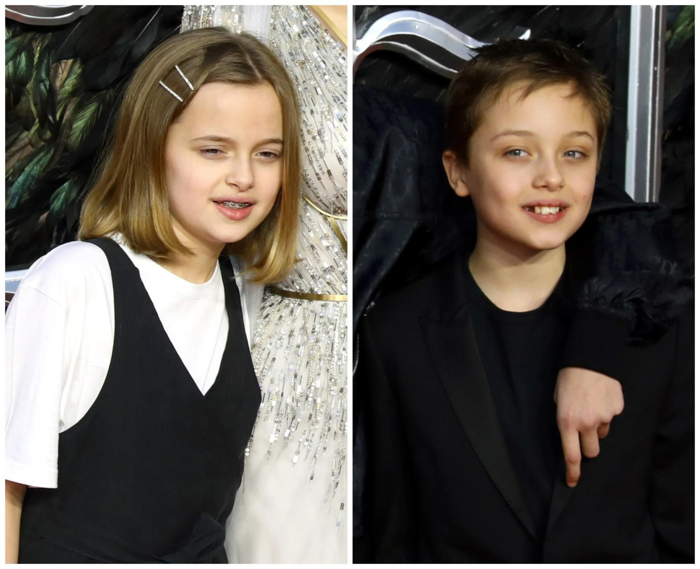 Vivienne và Knox bước sang tuổi 14 hồi tháng 7. Ảnh: Getty Images.