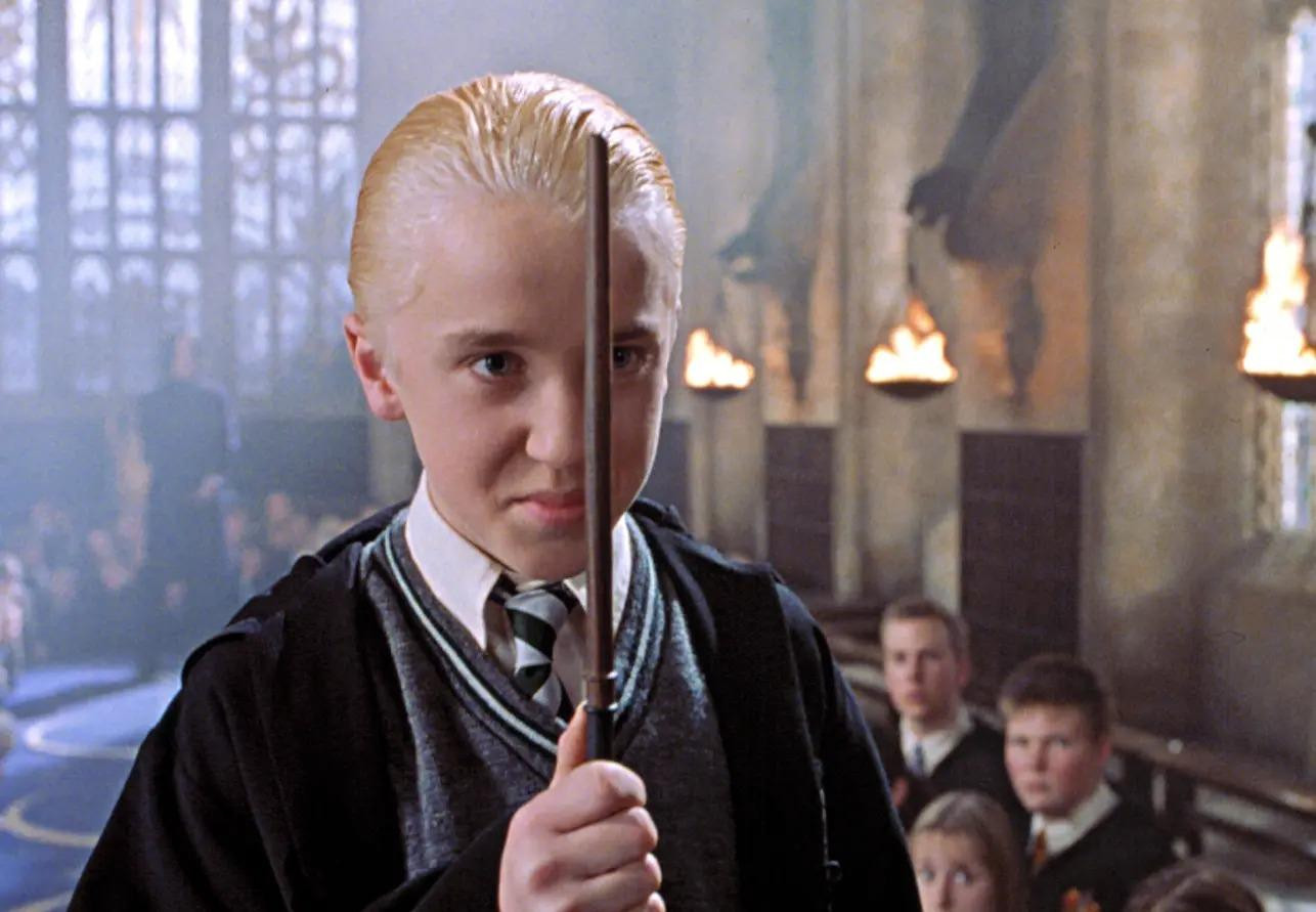 Tom Felton nổi tiếng nhất với vai diễn Draco Malfoy. Ảnh: Harry Potter. Tom Felton nổi tiếng nhất với vai diễn Draco Malfoy. Ảnh: Harry Potter.