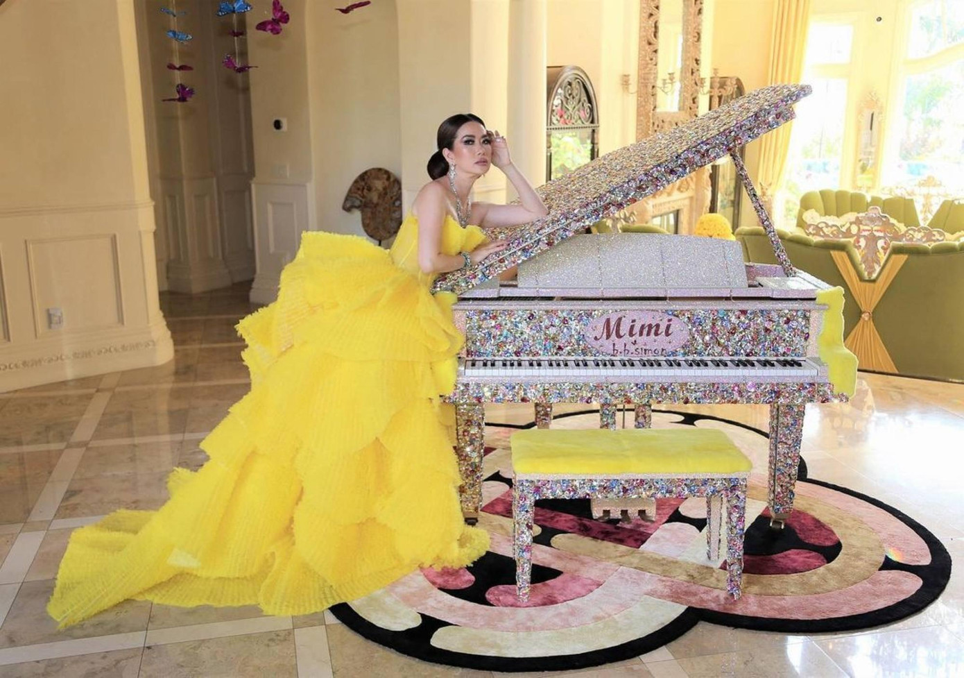 Mimi vừa lấy được chồng giàu vừa có sự nghiệp thành công. Ảnh: Instagram.