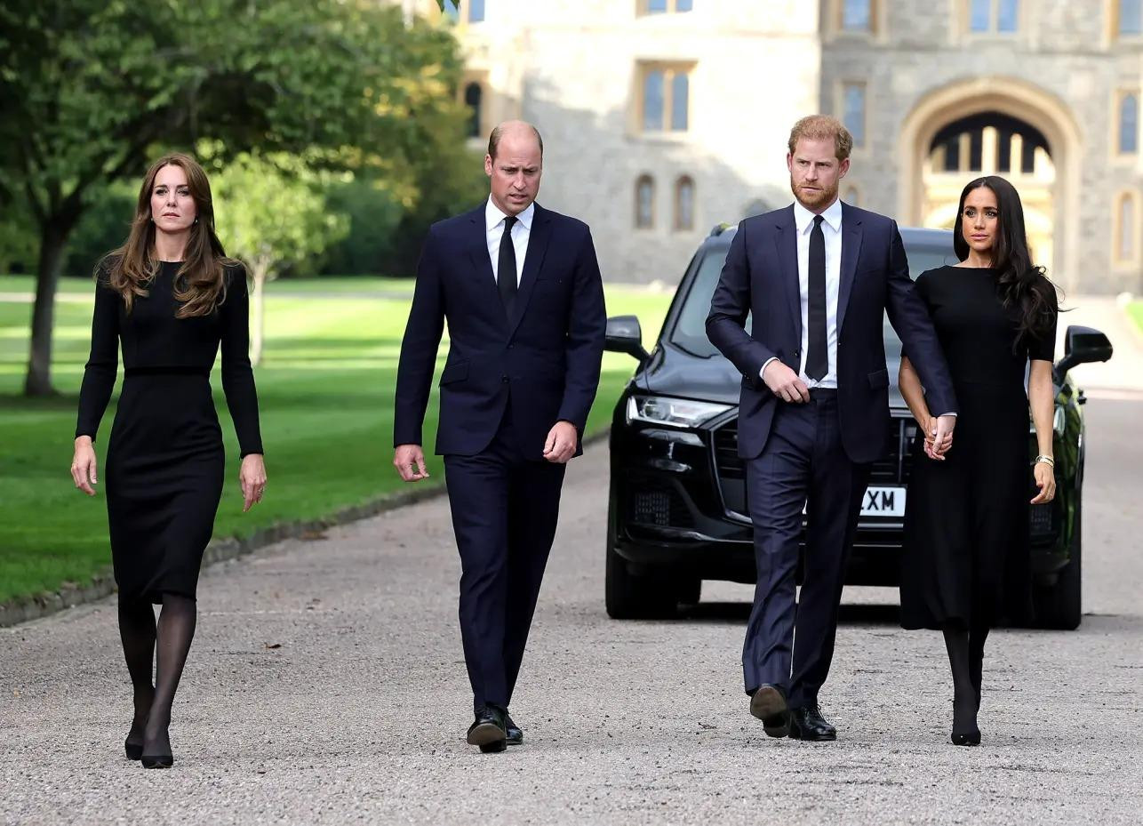 Kate và Meghan sẵn sàng hóa giải mâu thuẫn nhưng William chưa thể tha thứ cho Harry. Ảnh: Getty Images.